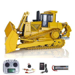 1/14 JDMODEL DXR2 Metal RC Hydraulic Bulldozer Radio Control Dozer 201 New Sound Module ESC Servo Motor DIY Model