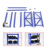 Metal Tire Rack for 1/14 RC Tractor Truck 1/10 1/12 Remote Control Car Model Simulation Vehicle Hobby Model DIY Parts