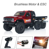 CROSSRC EMO XL 1/8 RC Rock Crawler Car 6WD Radio Controlled Off Road Vehicles Model Brushless Motor 1800KV ESC Light Sound Radio