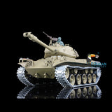 1/16 Scale TK7.0 2.4Ghz Henglong Walker Bulldog RTR RC Model Tank 3839 Metal Road Wheels Barrel Recoil Smoke Sound BB IR FPV