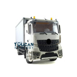 Toucanrc 1/14 2Axles Delivery Truck Plastic Container RC Tractor Truck Model Motor Radio ESC for Tamiyaya Trailer Vehicles