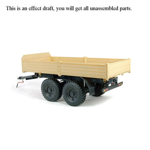 CROSS RC Model Car 1/12 Scale Semi Trailer Truck Bucket T003 for Tractor Truck Model 635*210*225MM Wheel Unamssemble Unpainted