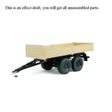 CROSS RC Model Car 1/12 Scale Semi Trailer Truck Bucket T003 for Tractor Truck Model 635*210*225MM Wheel Unamssemble Unpainted