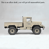 CROSS RC Car Model 1/10 Scale HC4 4WD Off Road Military Truck Crawler KIT Model with Motor W/O Battery Unassembled Unpainted