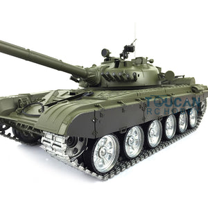 Henglong 1/16 Russia T72 RC RTR IR TK7.1 Tank 3939 Metal Chassis Tracks Sprockets Idlers Road Wheels 360 Turret Barrel Recoil Flash