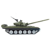 Henglong 1/16 Russia T72 RC RTR IR TK7.1 Tank 3939 Metal Chassis Tracks Sprockets Idlers Road Wheels 360 Turret Barrel Recoil Flash