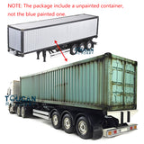 Toucanrc 1/14 6*4 Plastic Remote Control Tractor Truck Painted Container Semi-Trailer for Tamiyaya RC Vehicles