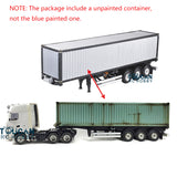 Toucanrc 1/14 6*4 Plastic Remote Control Tractor Truck Painted Container Semi-Trailer for Tamiyaya RC Vehicles