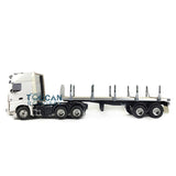 Toucanrc 1/14 DIY 6*4 RC Tractor Truck 2Axles Flatbed Trailer Car for Tamiya Remote Control Vehicles