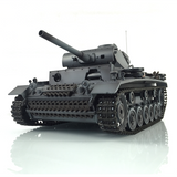 2.4Ghz 1/16 Scale TK7.0 Plastic Version Henglong Panzer III L RTR RC Model Tank 3848 with 360 Turret Gearbox Smoke Sound FPV