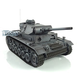 1/16 TK7.0 Customized VersionHenglong Panzer III L Ready To Run Remote Controller Model Tank 3848 Metal Track Wheels BB IR FPV