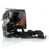 1/14 Toucanrc R730 Highline RC Tractor Truck Cabin Body Gripen Painted for Remote Control TAMIYA Trailer Vehicles