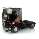 Toucanrc 1/14 R730 Highline RC Tractor Truck Painted Gripen Radio Light for Remote Control Tamiyaya Trailer