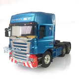 1/14 Toucanrc Highline RC Tractor Truck DIY Car Model Blue Painted Motor for Remote Control TAMIYA Vehicles