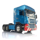 1/14 Toucanrc Highline RC Tractor Truck DIY Car Model Blue Painted Motor for Remote Control TAMIYA Vehicles