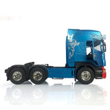 1/14 Toucanrc Highline RC Tractor Truck DIY Car Model Blue Painted Motor for Remote Control TAMIYA Vehicles