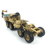 HG Painted 1/12 8X8 Military RC Truck P802 Remote Control Car ESC Servo Motor Light Sound System Metal Chassis