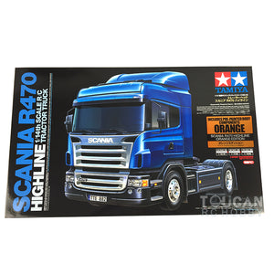 TAMIYA 1/14 Painted Unassembled RC Tractor Truck Remote Control Tailer Car R470 56338 540 Motor Gearbox DIY Models