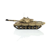 2.4Ghz Henglong 1/16 Scale TK7.0 Challenger II Remote Controlled Ready To Run Tank 3908 360 Turret Steel Gearbox FPV