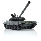 Customized Ver Henglong 1/16 TK7.0 Russian T90 Ready To Run Remote Controlled Tank 3938 W/ 360 Metal Road Wheels Red Eyes