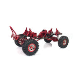 Metal Chassis for 1/10 AXIAL SCX10 D90 RC Crawler Radio Controlled Climbing Vehicle DIY Model Wheel W/O ESC Upgraded Tires