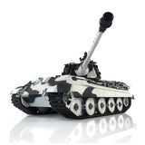 2.4Ghz Henglong 1/16 TK7.0 Plastic 3888A German King Tiger Remote Controlled Tank W/ Barrel Recoil 360 Turret Sprockets Idlers