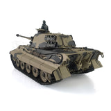 Henglong 1/16 TK7.0 Plastic FPV Ready To Run Remote Controlled King Tiger Tank 3888A 360 Turret Barrel Recoil Steel Gearbox