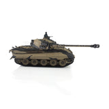 Henglong 1/16 TK7.0 Plastic FPV Ready To Run Remote Controlled King Tiger Tank 3888A 360 Turret Barrel Recoil Steel Gearbox