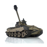 2.4Ghz Henglong 1/16 TK7.0 Plastic 3888A German King Tiger Remote Controlled Tank W/ Barrel Recoil 360 Turret Sprockets Idlers