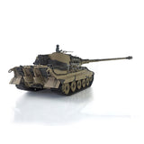 Henglong 1/16 TK7.0 Plastic FPV Ready To Run Remote Controlled King Tiger Tank 3888A 360 Turret Barrel Recoil Steel Gearbox