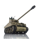 2.4G Henglong 1/16 Scale TK7.0 M4A3 Sherman RTR RC BB IR Tank 3898 Barrel Recoil Plastic Tracks Sprockets Idlers Smoke Sound