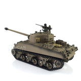 Henglong 1/16 TK7.0 M4A3 Sherman Radio Controlled Ready To Run Tank 3898 Barrel Recoil Metal Tracks Sprockets Idlers Smoke Sound