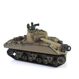 Henglong 1/16 TK7.0 M4A3 Sherman Radio Controlled Ready To Run Tank 3898 Barrel Recoil Metal Tracks Sprockets Idlers Smoke Sound