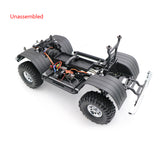 CROSS Radio Control 1/10 EMO AT4 4x4 Crawler Car Unassembled Unpainted KIT with 540 35T Motor Lights System Differential Lock