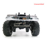 CROSS Radio Control 1/10 EMO AT4 4x4 Crawler Car Unassembled Unpainted KIT with 540 35T Motor Lights System Differential Lock