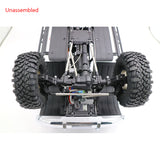 CROSS Radio Control 1/10 EMO AT4 4x4 Crawler Car Unassembled Unpainted KIT with 540 35T Motor Lights System Differential Lock