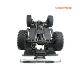 CROSS Radio Control 1/10 EMO AT4 4x4 Crawler Car Unassembled Unpainted KIT with 540 35T Motor Lights System Differential Lock