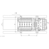 JDM Automatic Stepless Gearbox W/ Brushed Motor For 1:14 Scale RC Tractor Truck Car TAMIYA LESU Remote Control Model