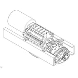 JDM Automatic Stepless Gearbox W/ Brushed Motor For 1:14 Scale RC Tractor Truck Car TAMIYA LESU Remote Control Model