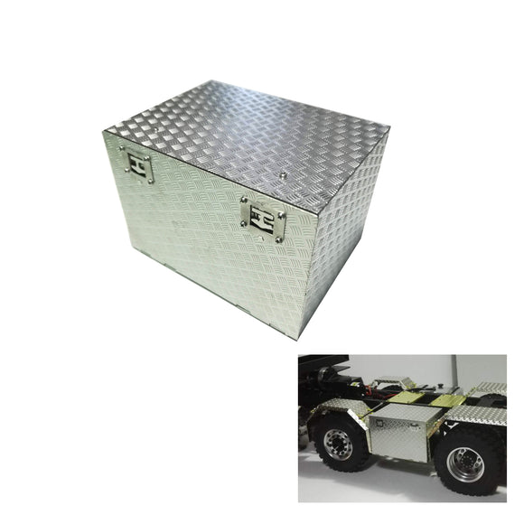 Degree 1:14 Scale Metal Tool Box For DIY Tamiya RC Tractor Truck LESU HUINA Radio Control Vehicle Model