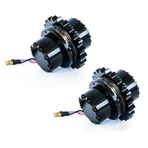 CUT Model Planet Gear Metal Drive Wheel Brushless Motor for 1/12 1/14 Scale RC Hydraulic Excavator Construction Car Model