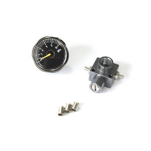 CUT Model Pressure Regulating Valve Relief Valve Gauge 3MM/4MM Oil Pipe for RC Hydraulic Construction Vehicles Model