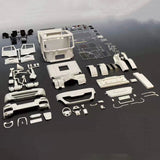 1 Set of Cabin Shell Parts With Interior For Tamiya 1/14 Scale RC Tractor Truck Dumper Car Tipper Model DIY Cars Parts
