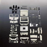 1 Set of Cabin Shell Parts With Interior For Tamiya 1/14 Scale RC Tractor Truck Dumper Car Tipper Model DIY Cars Parts