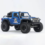 CROSSRC 4X4 RC Crawler Car 1/8 Scale EMOX Remote Control Off-road Vehicles Models KIT Light System 2Speed Transmission W/O Motor