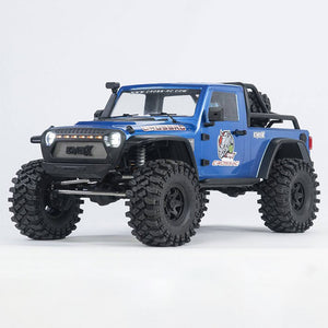 CROSSRC 4X4 RC Crawler Car 1/8 Scale EMOX Remote Control Off-road Vehicles Models KIT Light System 2Speed Transmission W/O Motor