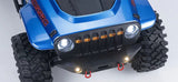 1pc Nylon Front Bumper Set with LED Spotlight Light for CROSSRC 1/8 Scale 4X4 EMO X RC Crawler Car Model Parts DIY Asseccery