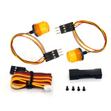 Cabin Rotation LED Lights with Thread for JDM 1/14 RC Hydraulic Dump Truck Remote Controlled Tipper DIY Parts Optional Versions