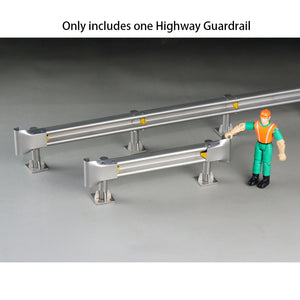 Metal Highway Guardrail Road Barrier Highway Fence for 1/14 RC Tractor Remote Control Truck Car Off-road Vehicles Hobby Model