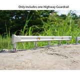 Metal Highway Guardrail Road Barrier Highway Fence for 1/14 RC Tractor Remote Control Truck Car Off-road Vehicles Hobby Model